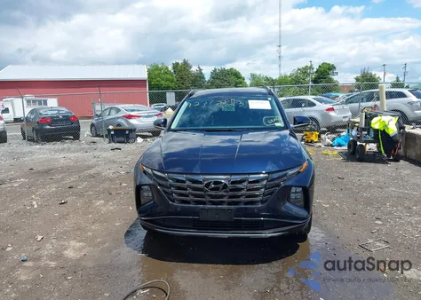 2022 Hyundai Tucson Hybrid Limited z USA, uszkodzony, nr VIN KM8JECA12NU083344